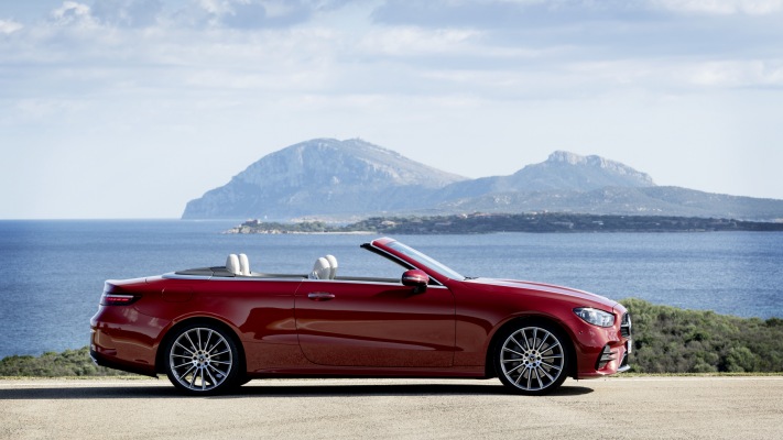 Mercedes-Benz E-Class Cabriolet 2020. Desktop wallpaper