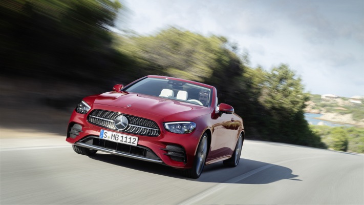 Mercedes-Benz E-Class Cabriolet 2020. Desktop wallpaper