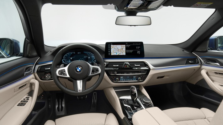 BMW 530e xDrive 2021. Desktop wallpaper