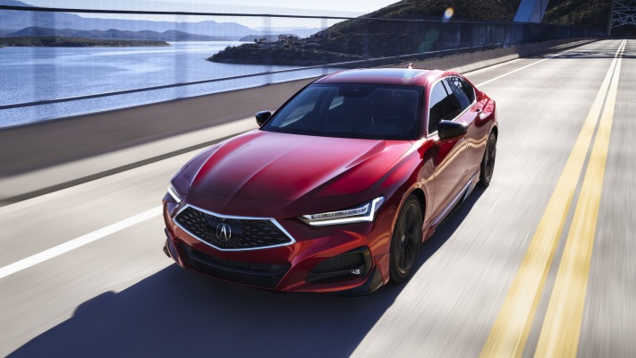 Acura TLX Advance 2021. Desktop wallpaper