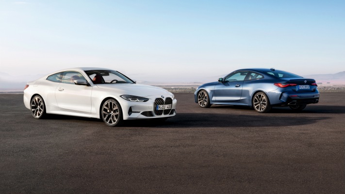 BMW 430i Coupe 2021. Desktop wallpaper