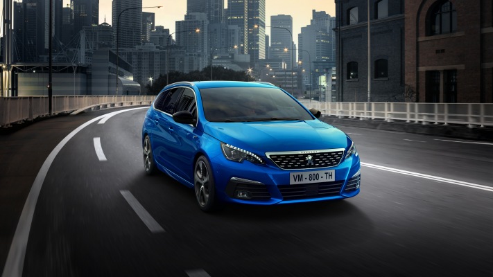 Peugeot 308 2020. Desktop wallpaper