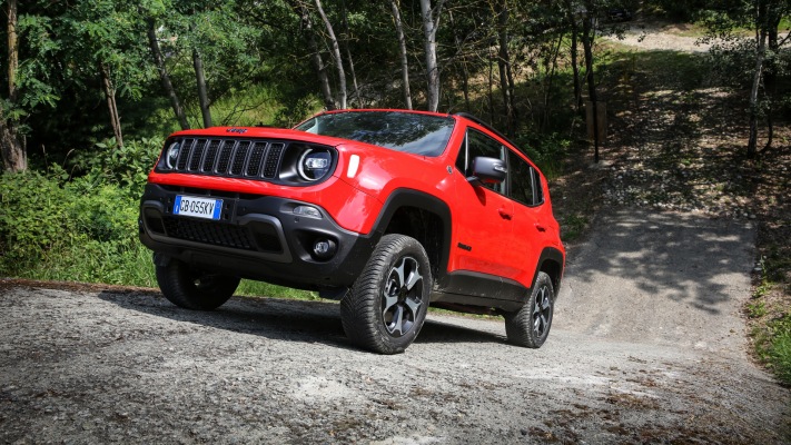 Jeep Renegade 4xe Trailhawk 2020. Desktop wallpaper