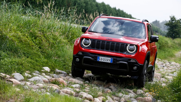 Jeep Renegade 4xe Trailhawk 2020. Desktop wallpaper