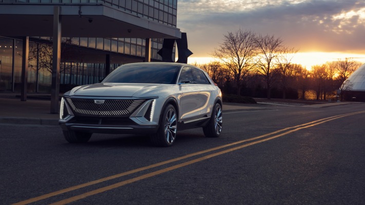 Cadillac Lyriq Concept 2020. Desktop wallpaper