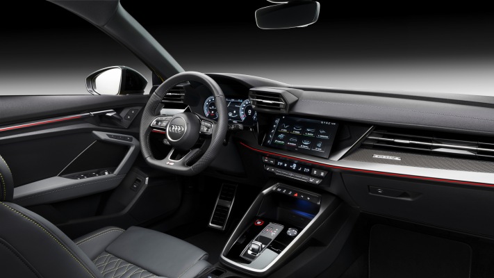 Audi S3 Sportback 2021. Desktop wallpaper
