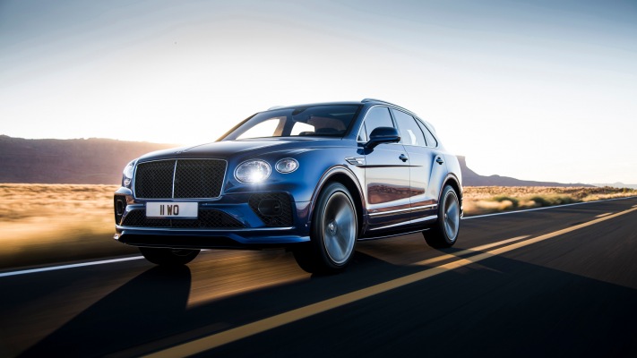 Bentley Bentayga Speed 2021. Desktop wallpaper