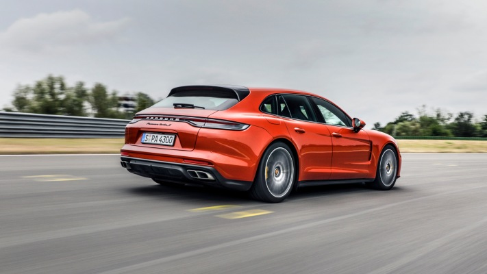 Porsche Panamera Turbo S Sport Turismo 2021. Desktop wallpaper