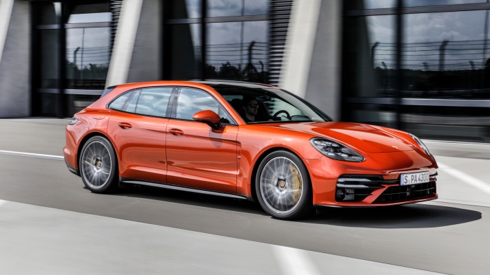 Porsche Panamera Turbo S Sport Turismo 2021. Desktop wallpaper