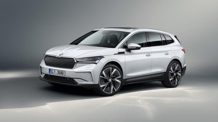 Skoda Enyaq iV 2021. Desktop wallpaper