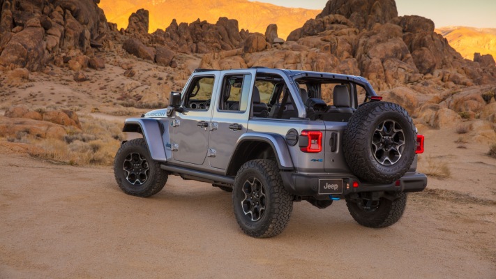 Jeep Wrangler Rubicon 4xe 2021. Desktop wallpaper