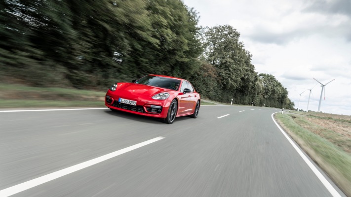 Porsche Panamera GTS 2021. Desktop wallpaper