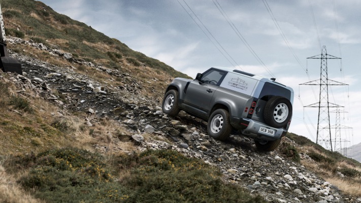 Land Rover Defender 90 Hard Top 2021. Desktop wallpaper