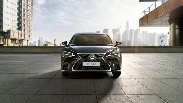 Lexus LS 500 2021. Desktop wallpaper