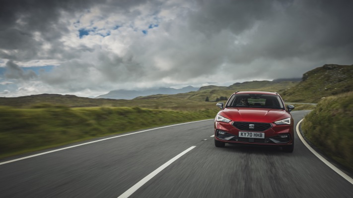 SEAT Leon FR Estate UK Version 2020. Desktop wallpaper