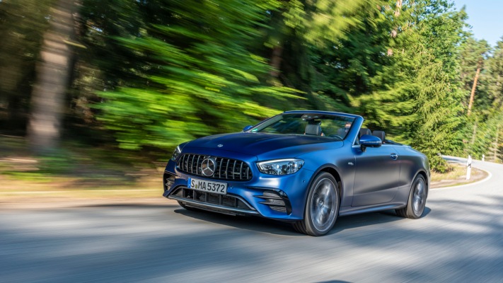 Mercedes-AMG E 53 4MATIC+ Cabriolet 2020. Desktop wallpaper