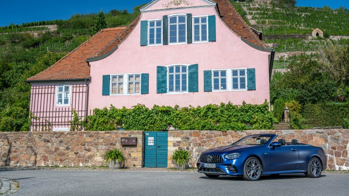 Mercedes-AMG E 53 4MATIC+ Cabriolet 2020. Desktop wallpaper