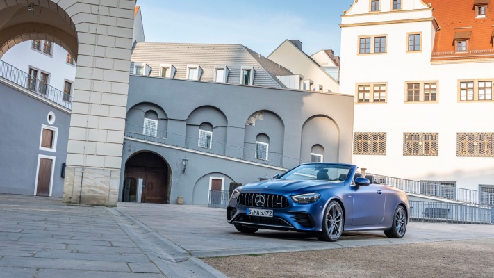 Mercedes-AMG E 53 4MATIC+ Cabriolet 2020. Desktop wallpaper