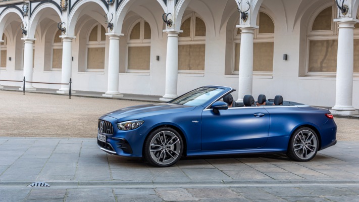 Mercedes-AMG E 53 4MATIC+ Cabriolet 2020. Desktop wallpaper