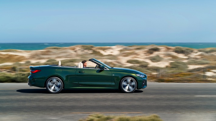 BMW 4 Series Convertible 2021. Desktop wallpaper