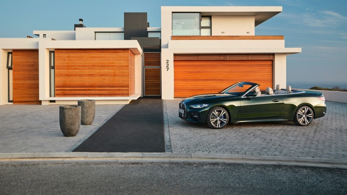 BMW 4 Series Convertible 2021. Desktop wallpaper