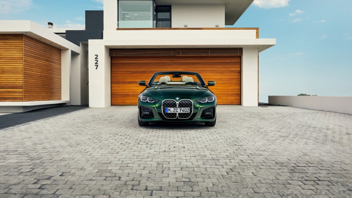 BMW 4 Series Convertible 2021. Desktop wallpaper