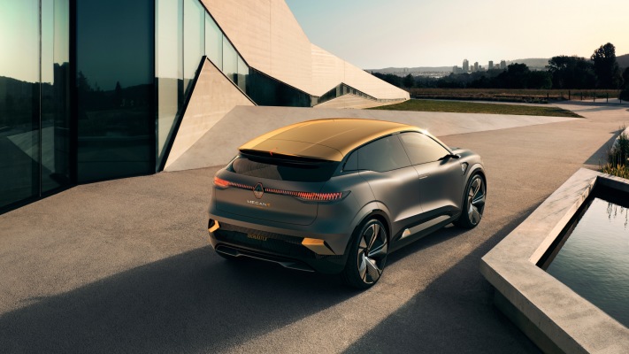 Renault Mégane eVision Concept 2020. Desktop wallpaper