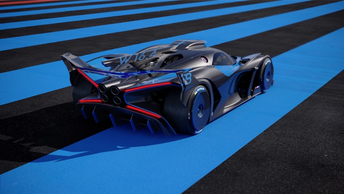 Bugatti Bolide Concept 2020. Desktop wallpaper