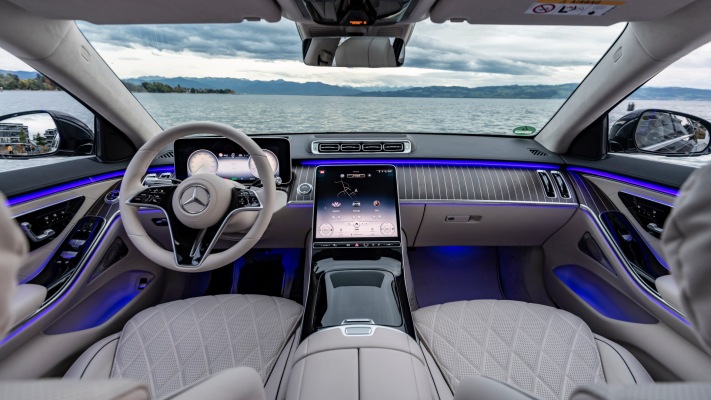 Mercedes-Benz S 500 4MATIC 2021. Desktop wallpaper