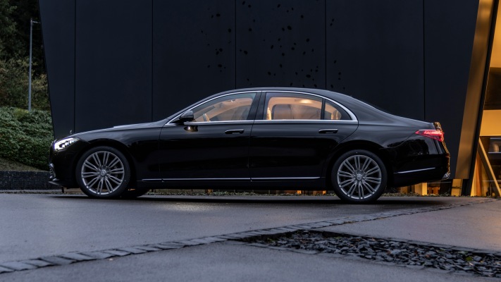 Mercedes-Benz S 500 4MATIC 2021. Desktop wallpaper