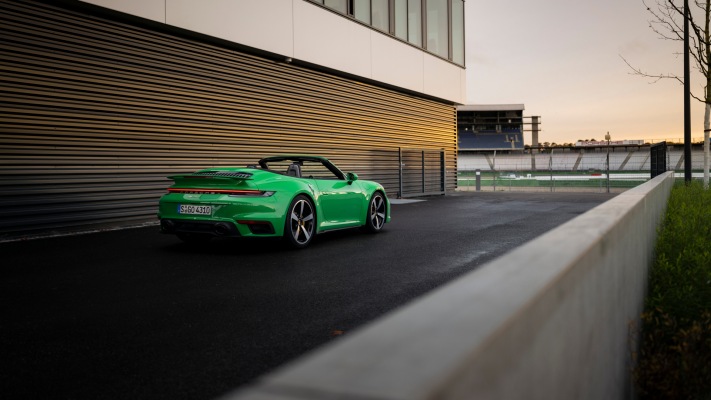 Porsche 911 Turbo Cabriolet 2020. Desktop wallpaper