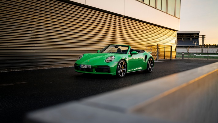 Porsche 911 Turbo Cabriolet 2020. Desktop wallpaper