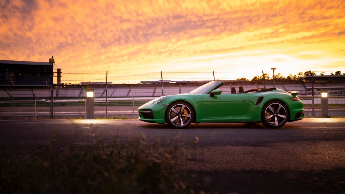 Porsche 911 Turbo Cabriolet 2020. Desktop wallpaper