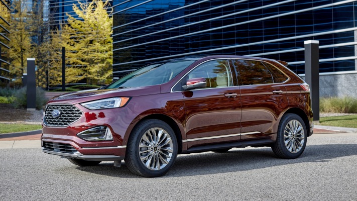 Ford Edge Titanium Elite 2021. Desktop wallpaper