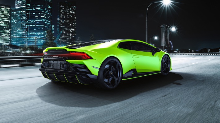 Lamborghini Huracán EVO Fluo Capsule 2021. Desktop wallpaper