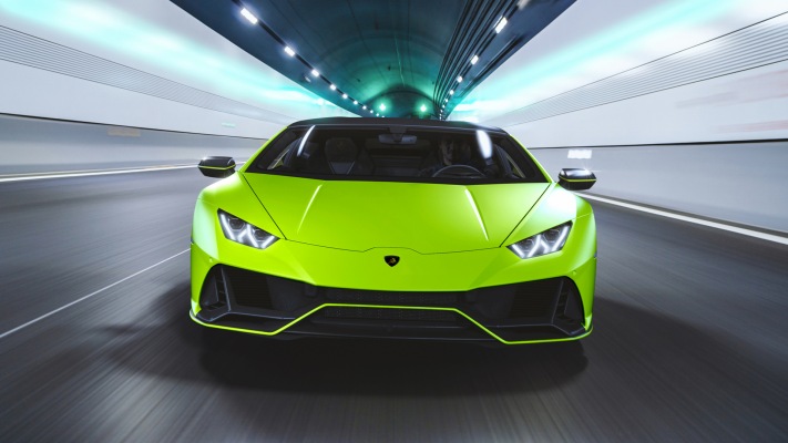 Lamborghini Huracán EVO Fluo Capsule 2021. Desktop wallpaper