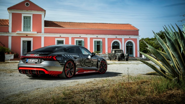 Audi RS e-tron GT Prototype 2020. Desktop wallpaper