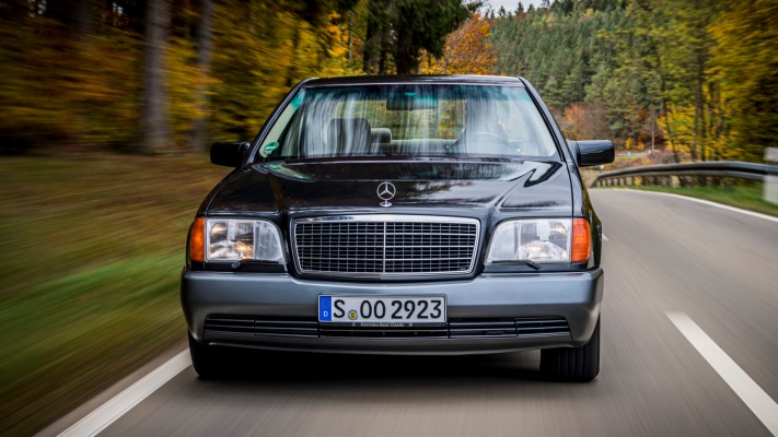 Mercedes-Benz 600 SEL 1991. Desktop wallpaper