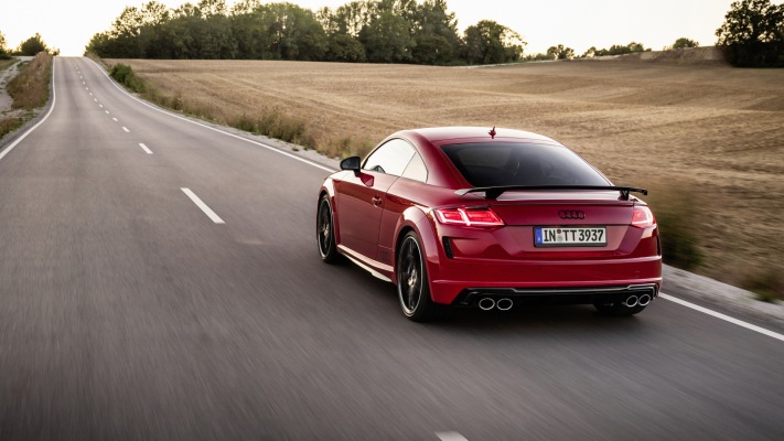 Audi TT S Coupe Competition Plus 2021. Desktop wallpaper