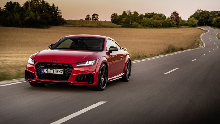 Audi TT S Coupe Competition Plus 2021. Desktop wallpaper