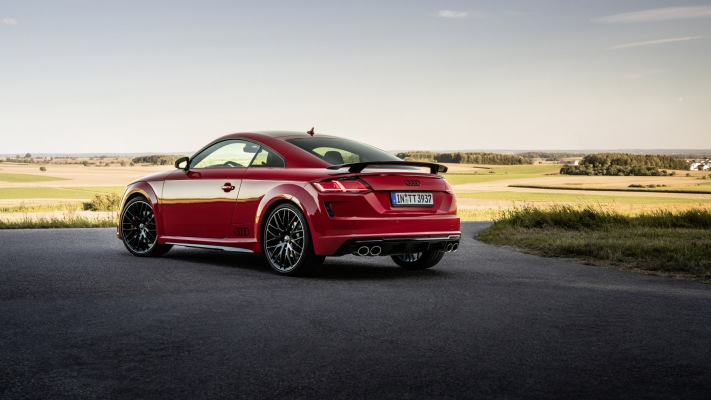 Audi TT S Coupe Competition Plus 2021. Desktop wallpaper