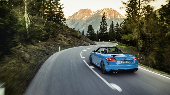 Audi TT S Roadster Competition Plus 2021. Desktop wallpaper