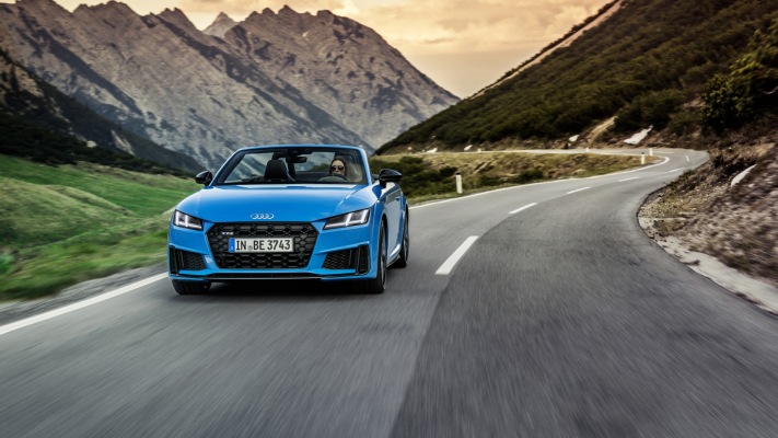 Audi TT S Roadster Competition Plus 2021. Desktop wallpaper