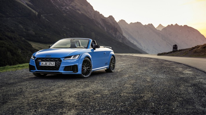 Audi TT S Roadster Competition Plus 2021. Desktop wallpaper