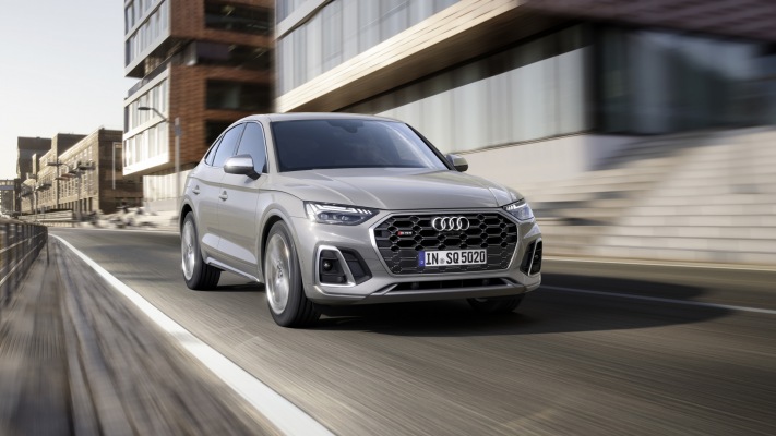 Audi SQ5 Sportback TDI 2021. Desktop wallpaper