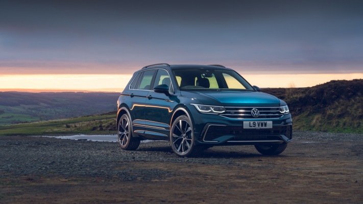 Volkswagen Tiguan R-Line UK Version 2021. Desktop wallpaper