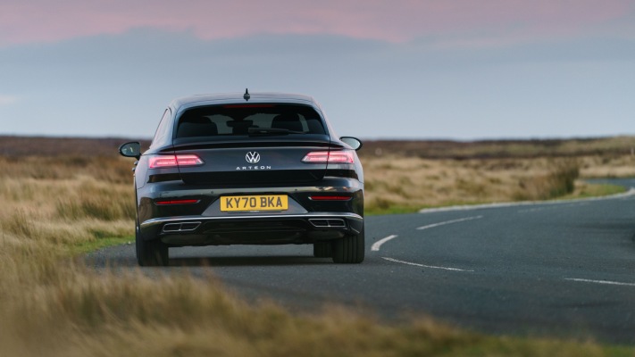 Volkswagen Arteon Shooting Brake UK Version 2021. Desktop wallpaper