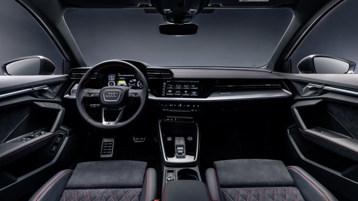 Audi A3 Sportback 45 TFSI e 2021. Desktop wallpaper