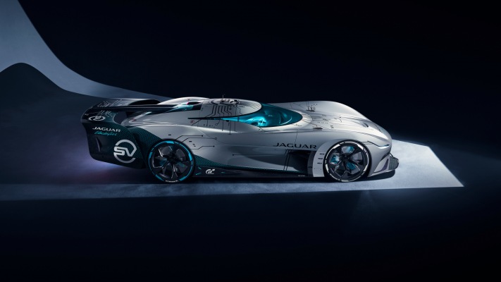 Jaguar Vision Gran Turismo SV 2021. Desktop wallpaper