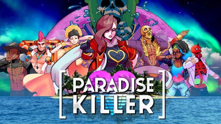 Paradise Killer. Desktop wallpaper